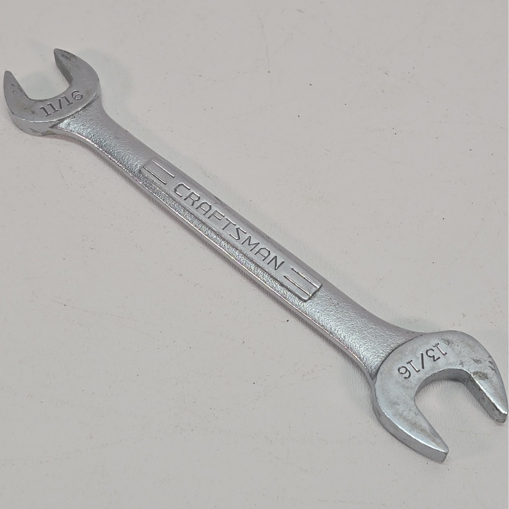 Vintage Craftsman 11/16" 13/16" Open End Wrench -VV-44591 Made in USA